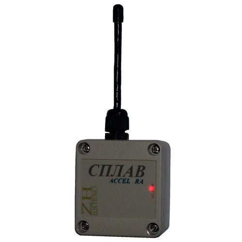 Digital stand-alone spot vibration detector SPLAV ACCEL RA